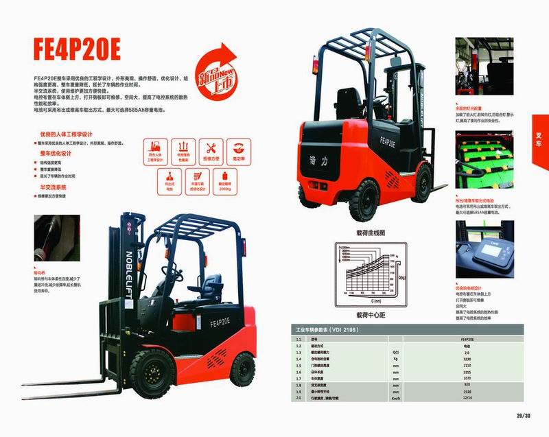 2噸電瓶叉車
