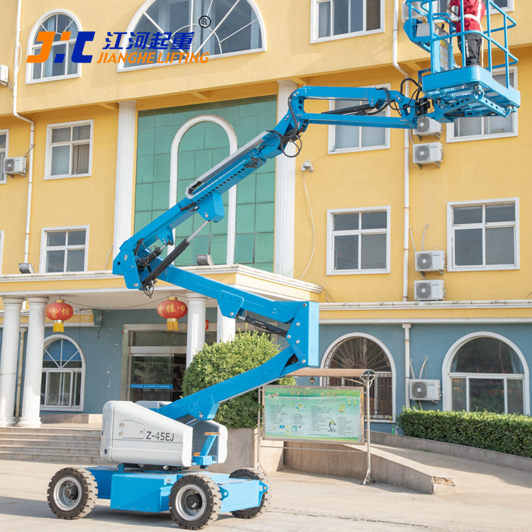江河14米電曲臂高空作業(yè)車