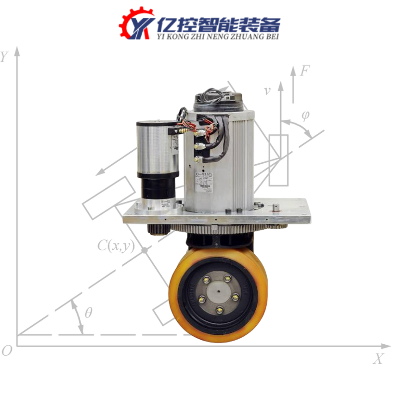 立式MRT97承載至1500Kg重載低壓伺服驅(qū)動(dòng)倉儲(chǔ)物流車CFR舵輪總成