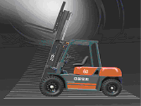 寶雞雙力 5-10T系列5噸柴油液力叉車 FD50TJ/CPCD50C