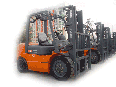 上海凱莎3噸柴油平衡重叉車 FD30