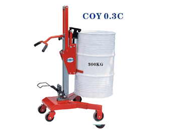 湖北脈輝金茂COY0.3C手動(dòng)液壓油桶搬運(yùn)車(chē) COY0.3C