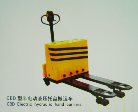 泰興晶鑫CBD型辦電動液壓托盤搬運車 CBD半電動
