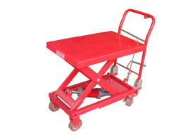 上海奧坤叉車(OKUKUN)ST系列0.5噸手動剪叉式液壓升降平臺車 ST0.5
