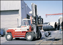 瑞典斯維叉車(SVETRUCK)28噸鋼卷專用搬運(yùn)叉車 28120-46