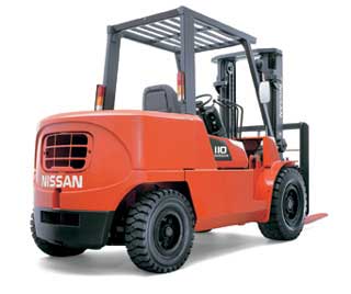 日本日產(chǎn)叉車(NISSAN)11000磅汽油平衡重叉車 JP110Y