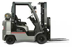 日本日產(chǎn)叉車(NISSAN)3000磅液化氣平衡重叉車 PL30