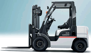 上海日產(chǎn)叉車(NISSAN)1.5噸柴油平衡重叉車 FL01S15U