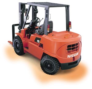 上海日產(chǎn)叉車(NISSAN)4.5噸柴油平衡重叉車 F04D45UT