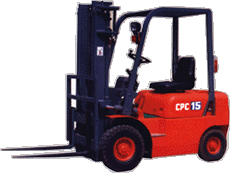 山西機(jī)器1.5噸內(nèi)燃汽油平衡重叉車 CPQ1.5