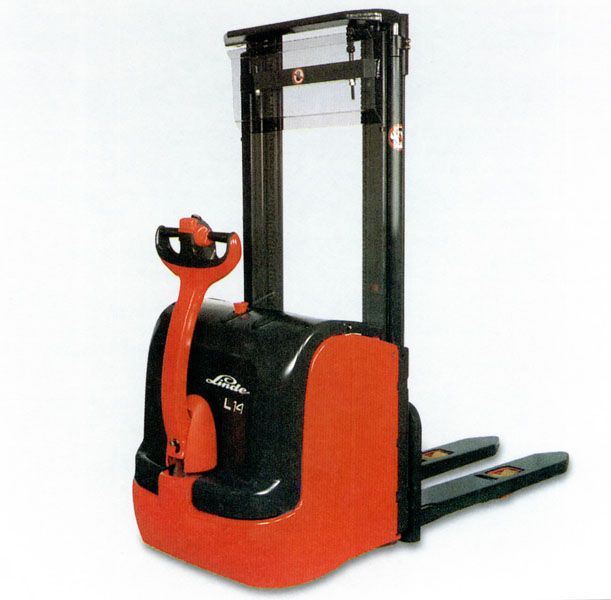 林德叉車(LINDE)1.6噸步行式全電動(dòng)托盤堆垛叉車 L16
