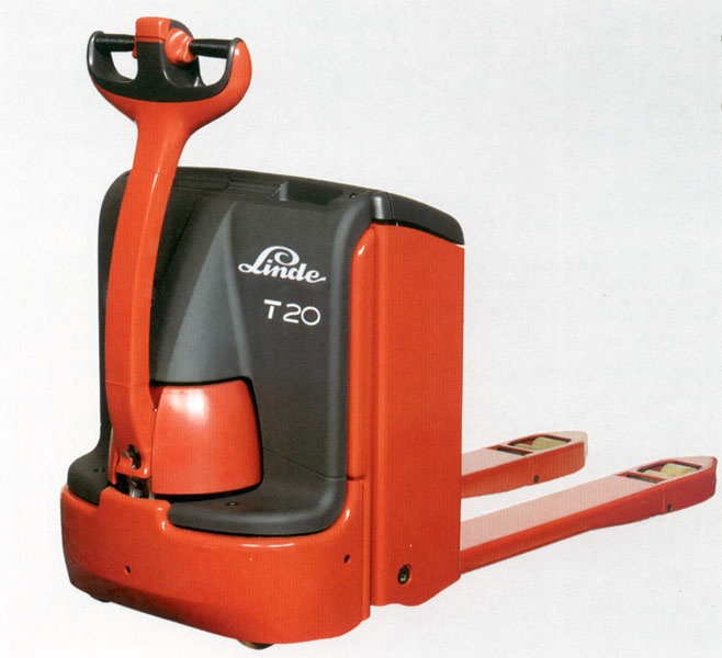 林德叉車(LINDE)2噸步行式電動托盤搬運(yùn)叉車 T20