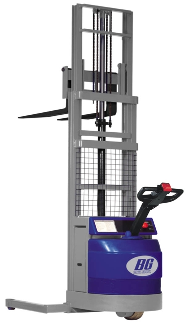 美國藍(lán)巨叉車(BLUE GIANT)2200磅步行式電動堆高機 BGS-22