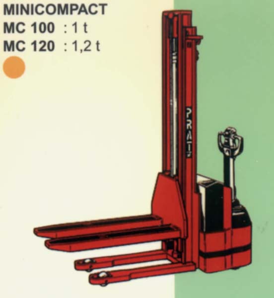 法國派特叉車(PRAT)1/1.2噸步行式全自動(dòng)電動(dòng)堆高機(jī) MC100/MC120