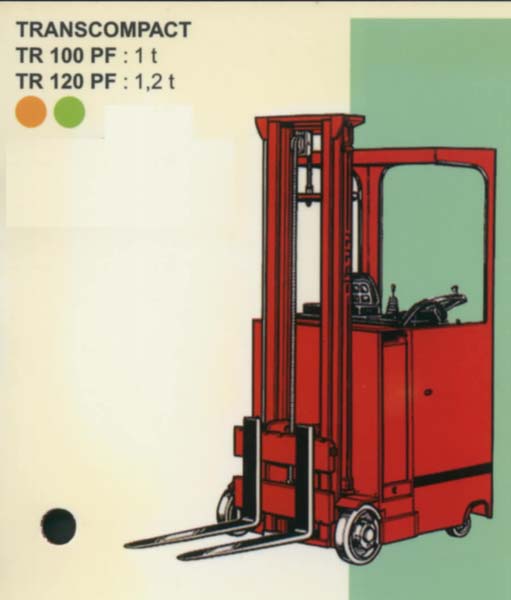 法國派特叉車(PRAT)1/1.2噸側駕前移式叉車 TR100PF/TR120PF