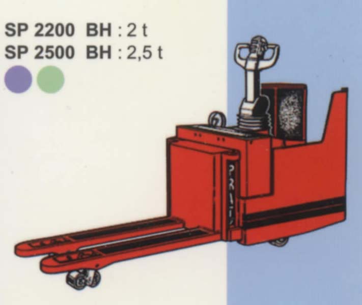 法國派特叉車(PRAT)2/2.5噸站駕式電動(dòng)托盤搬運(yùn)車 SP2200BH/SP2500BH