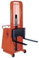 美國(guó)普瑞斯托叉車(PRESTOLIFTS)1000磅步行式半自動(dòng)電動(dòng)堆高機(jī) C74A-15