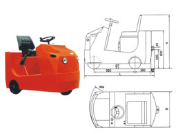 無錫威士機械QD-2000型2.0噸電動牽引車 QD-2000電動牽引車