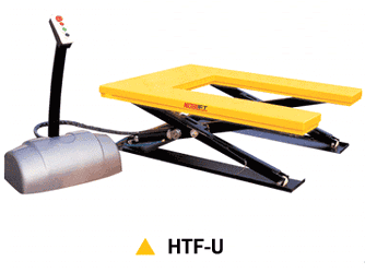 上海愚公HTF-U型1.0噸剪叉式電動平臺搬運(yùn)車 HTF-U