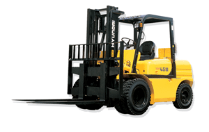 現(xiàn)代韓國(guó)原裝進(jìn)口平衡重式內(nèi)然叉車(3.5 4.5噸) HDF35/45III 
