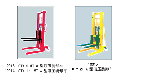 杰力裝卸車(chē) CTY-0.5T、1T、1.5T、2T A