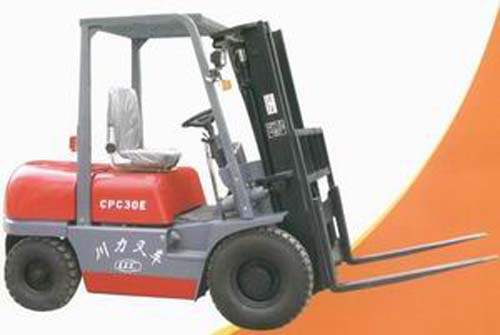 四川成叉3噸內燃汽油平衡重叉車 CPC30E
