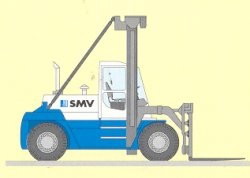 瑞典斯安姆威叉車（SmvLifttrucks）柴油平衡重叉車 SL 13,6-600 AV