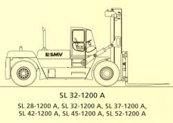 瑞典斯安姆威叉車(chē)（SmvLifttrucks）柴油平衡重叉車(chē) SL37-1200 A
