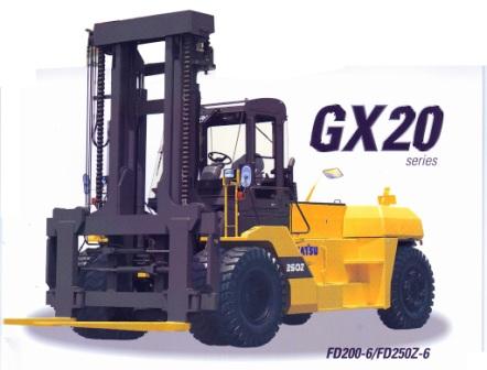 廣州天力: 小松柴油平衡重叉車(chē) FD250Z-6