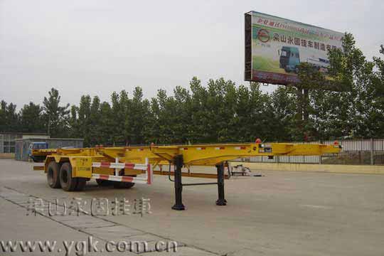 骨架式集裝箱運(yùn)輸車(chē) YGK9380TJZG