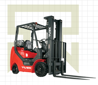 美國(guó)Tusk 4,000 LBS. - 6,500 LBS.內(nèi)燃液化氣平衡重叉車(chē)