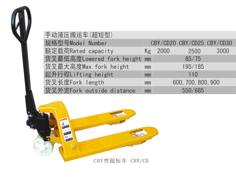 手動液壓搬運車 超短型