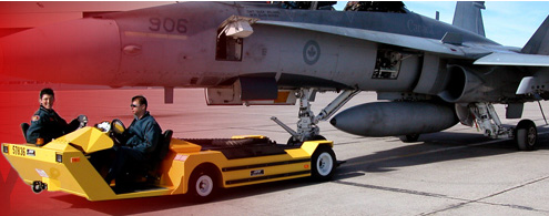美國Lektro 軍事飛機空港專用電動牽引車 Military Applications