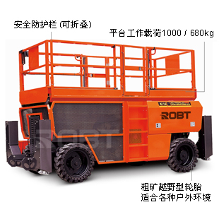 越野剪叉式高空作業(yè)平臺(tái) 戶外高空作業(yè)平臺(tái) BT01195戶外高空作業(yè)平臺(tái)