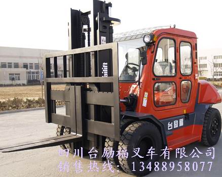 裝有駕駛室的臺勵福叉車
