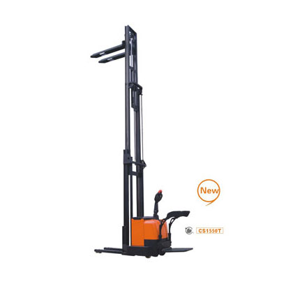 全電動堆高車，CS1550T，諾力牌站立式全電動堆高機，松江叉車 CS1550T
