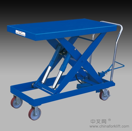 手動(dòng)液壓升降平臺(tái)車種類區(qū)分匯總{標(biāo)準(zhǔn)型、雙缸型、不銹鋼面板型} ZDPT-1000