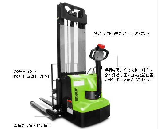 寬支腿全電動(dòng)堆高車 JK8347
