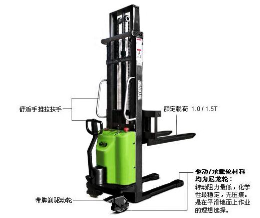 半電動(dòng)堆高車 JK8408
