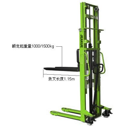 雙門(mén)架固定貨叉手動(dòng)堆高車(chē) JK8494