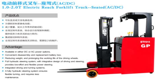 前移式電動(dòng)叉車(chē)（座駕式） ETV 115/215