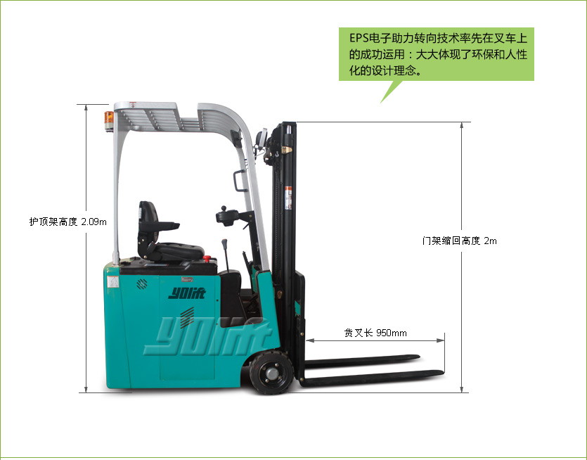 1.2T-迷你型電動(dòng)叉車