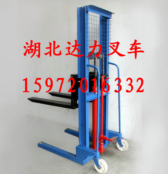 1噸2噸3噸升高1.6米手動(dòng)液壓堆高車裝卸車叉車 升高車 CTY