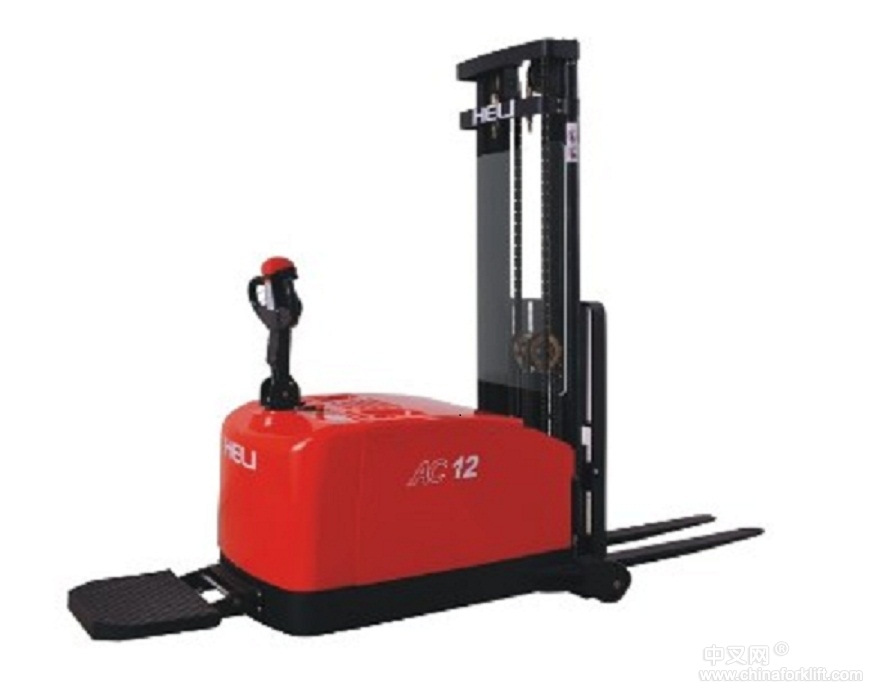 供應(yīng)大浪電動(dòng)托盤堆垛車、合力1.2噸電動(dòng)堆高車、站駕式全自動(dòng)升高車 CDD12