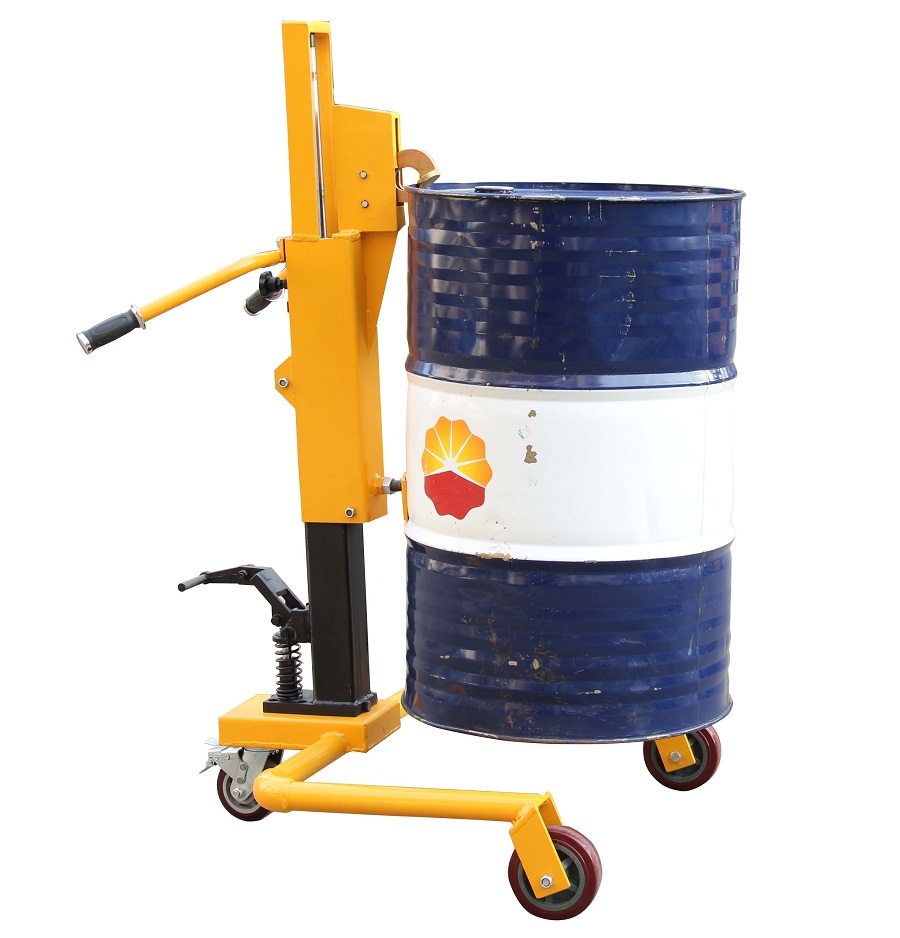 手動油桶搬運(yùn)車 鷹嘴夾具600KG油桶搬運(yùn)工具 諾力油桶車