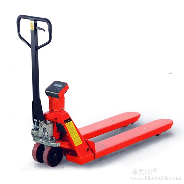 青島手動叉車，叉車規(guī)格 電子秤 帶秤叉車