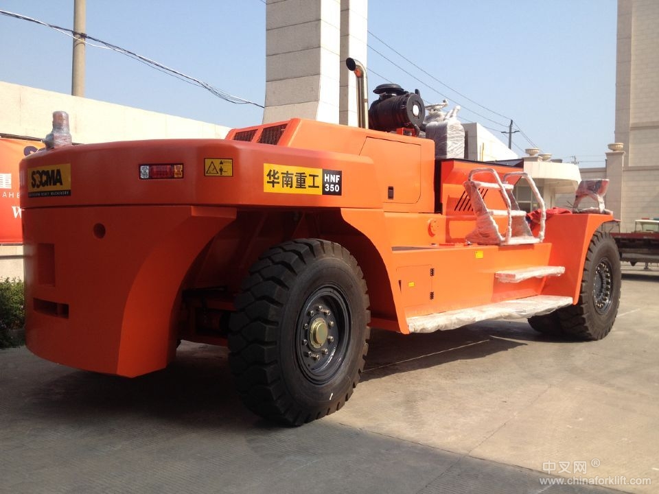 供應(yīng)華南重工內(nèi)燃重型35噸叉車廠家報(bào)價港口碼頭船用集裝箱35噸叉車價格 HNF-350