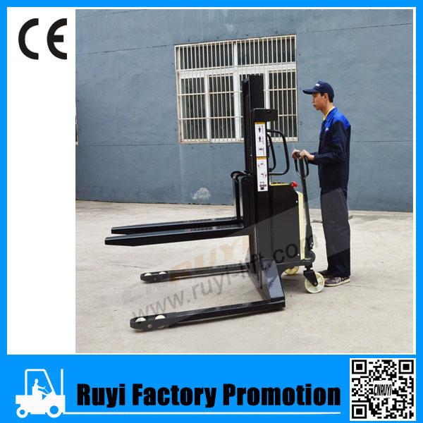 晉州經(jīng)銷半電動寬支腿電動堆高車 CDD10SS(W)