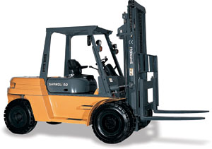 上力重工6噸柴油平衡重叉車 CPC60/CPCD60